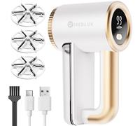 Rasoir Anti Bouloche Électrique WiredLux - Machine Anti Peluche Rechargeable pour Vêtement & Maison - Appareil Coupe Bouloches à 3 Vitesses, Lame à 6 Branches, Dual Protection