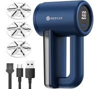 Rasoir Anti Bouloche Électrique WiredLux - Machine Anti Peluche Rechargeable pour Vêtement & Maison - Appareil Coupe Bouloches à 3 Vitesses, Lame à 6 Branches, Dual Protection