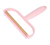 Rasoir Manteau Réutilisable Double Face pour Vêtements, Rose, Plastique | Rasoir pour Vetement Pluches, Tondeuse Bouloche Portable, Poignée Antidérapante, pour Poils D'animaux