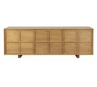 RASTER - Meuble TV en bois clair L160 Marron clair