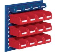 RasterPlan bac à bec H450xL500xP250mm STA/PE bleu+rouge 12xGr.7 rouge/4xGr.8 bleu - 4225.51.0521