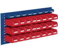 RasterPlan Jeu de bacs à bec H450xL1.000xP250mm STA/PE bleu+rouge 24xGr.7 rouge/8xGr.8 bleu - 4225.51.1021