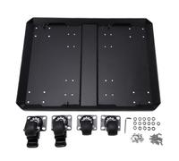 RASTKY Chariot de Transport en Acier Carbone, Base de Remplacement avec 4 roulettes Pivotantes Verrouillables, Accessoire de Stockage Lourd pour Garage et Atelier