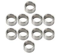 RASTKY Jeu d'entretoises de Rondelle en Acier Inoxydable, 10 Pièces, Diamètre Extérieur de 15mm, Diamètre Intérieur de 12mm, Applications d'espacement et de Roulement Parfaites, Kit de