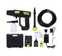 RASTKY Nettoyeur Haute Pression sans Fil 300 W, 30, Portable, avec Buse 6 en 1, Batterie 15 000 MAh, Tuyau de 16,4 Pieds pour Le Nettoyage de Jardin, Terrasse de Voiture (Prise UE)