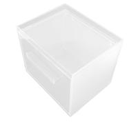 RASTKY Porte-Serviettes en Acrylique avec Tiroir - Bac de Rangement pour Serviettes pour le Visage, Conteneur de Salle de Bain, Compatible avec les Serviettes pour la Peau, Maquillage Mural