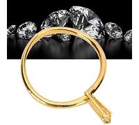 RASTKY Support de Bijoux pour Diamants de Haute qualité, Accessoire pour Pierres Précieuses, Anneau Support de Pierres Précieuses Facile à Utiliser, Matériau Métallique Durable, Griffe Courte,