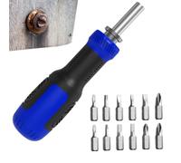 Ratchet Screwdriver - 13 en 1 - Réglable de précision - Tournevis à six pans cruciformes - Pour mécanicien, voiture, maison, Hvac, atelier