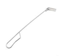 Râteau à cendres de 45,7 cm pour cheminée, poêle à bois, four à pizza, nettoyeur de barbecue en acier inoxydable, grattoir de tisonnier, pour Kamado, Grills Vision
