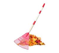 Râteau À Feuilles 14 Dents en Forme D'Éventail | Râteau À Gazon Détachable,Balai en Éventail pour Extérieur Jardin Terrasse Gravier Camping Paysage