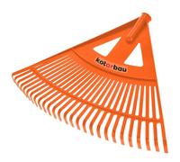Râteau à feuilles - KOTARBAU - sans Manche - Plastique - 58 cm - Orange