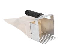 Râteau à Myrtilles en Acier Inoxydable, Dents 4, 5 Mm Couleur Aléatoire | Poignée en Caoutchouc et Tissu, Léger, Nettoyage Facile, pour Verger, Cueilleurs Professionnels Couleur Aléatoire