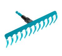 Râteau de jardin Combisystem de Gardena : râteau pratique avec 12 dents, accessoire idéal pour ratisser, désherber et travailler le sol, largeur de travail 30 cm, pour tous les manches cs (3177-20)