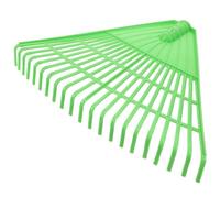 Râteau de Jardin en PP Vert, Outil Robuste pour Feuilles et Gazon | 21 Dents, Installation Facile, Usage Jardinage pour Fleurs et Plantes, Nettoyage des Feuilles