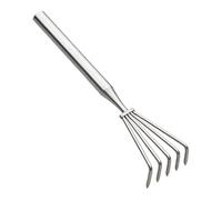 Râteau de Jardin Manche Long Outils Jardin Anti-Rouille | Râteau en Métal Cultivateur Manuel Robuste Pour Désherbage, Bêchage, Ameublissement du Sol, Jardin Extérieur, Feuilles,