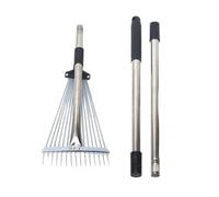 Râteau De Jardin Outil De Désherbage Ergonomique En Métal | Râteau De Désherbage Télescopique Pour Niveler Désherber Ameublir Le Sol Pelouse Haie Cour Jardin Arrière-Cour
