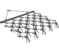 Râteau de prairie Feldegge - Râteau à gazon ATV 178x147x11cm - Idéal pour un usage agricole - Robuste outil d'entretien du gazon