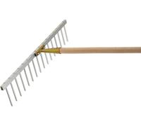 Râteau en alliage léger - 62 cm, 16 dents, réglable