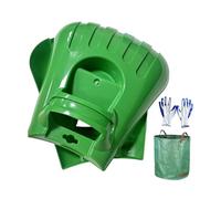 Râteau manuel pour feuilles, ramasse-feuilles de pelouse, pelle à , design portable confortable, outil de jardin robuste pour le nettoyage de l'aménagement paysager de pelouse, la collecte des