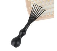 Râteau nettoyant pour brosse à cheveux, outil de nettoyage pour brosse à cheveux | Brosse nettoyante multi-usages pour chat à manche rond - Entretien des brosses légères, outil de nettoyage de