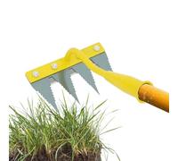 Râteau pour l'élimination des mauvaises herbes, outil de nivellement lourd, extracteur manuel - Idéal pour une utilisation dans les cours, parterres, serres, pépinières, vergers, fermes, zones