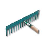 RATEAU RACLOIR A BITUME 16 DENTS - 40CM EMMANCHE 150 FORGES DE MAGNE - 356341