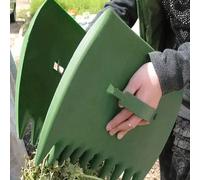 Râteaux à main pour ramasser les feuilles - Outil de préhension léger et durable pour ramasser les feuilles, étaler le paillis, râteaux de jardinage pour pelouses, cours, camping extérieur, arbustes, 