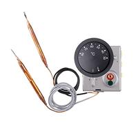 Rathgeber Thermostats Triphasé 20/3,3 A/400 V, Gris, Filaire, Industriel, Temp. 30-85 °C, Montage au Panneau, HVAC Control, Thermostat