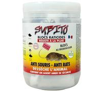 Raticide Professionnel Puissant 300g - Élimination Rapide des Rats et Souris - Appât/Poison Haute Appétence Foudroyant - Utilisation Intérieure et Extérieure - Anti Rongeur/ Mort aux rats Efficace
