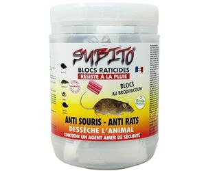 Raticide Professionnel Puissant 300g - Élimination Rapide des Rats et Souris - Appât/Poison Haute Appétence Foudroyant - Utilisation Intérieure et Extérieure - Anti Rongeur/ Mort aux rats Efficace