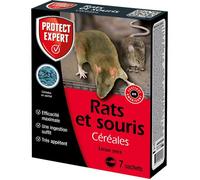 Appâts céréales - rats et souris - 140 g - 7 sachets de 20 g