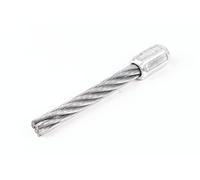 Ratioparts 61-805 Bobine de fil de câble 160 x 21,6 mm p.f. Tielbürger TW50/S 10 STK Tête de brosse Argenté
