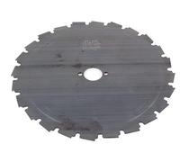 Ratioparts Couteau à débroussailleuse 22 Dents Diamètre extérieur 225 mm Diamètre extérieur 25 mm Épaisseur 1,8 mm Noir