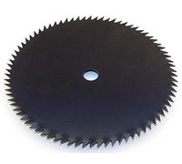 Ratioparts Couteau à débroussailleuse 80 Dents Ø 230 mm Diamètre extérieur 25,4 mm Épaisseur 1,6 mm Noir