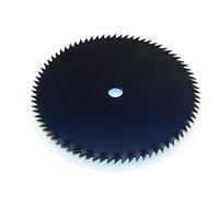 Ratioparts Couteau à débroussailleuse 80 Dents Ø 255 mm Diamètre extérieur 25,4 mm Épaisseur 1,6 mm Noir