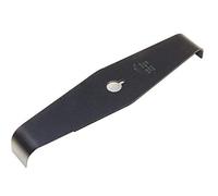 Ratioparts Couteau à débroussailleuse à 2 Dents Diamètre extérieur 300 mm Diamètre d'alésage 25,4 mm Épaisseur 3 mm Noir