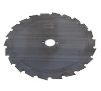 Ratioparts Couteau de débroussailleuse 22 Dents Diamètre extérieur 225 mm Diamètre extérieur 20 mm Épaisseur 1,8 m Noir