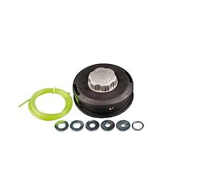Ratioparts Easy Load Semi-Automatique Diamètre Fil 3 mm Diamètre extérieur 130 mm Tête de Fil sans Boulon Noir