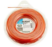 Ratioparts Fil de Nylon 1,6 mm en Aluminium coudé 91 m 6 pans Orange