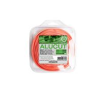 Ratioparts Fil de Nylon 2 mm en Aluminium coudé 15 m de Fil de Coupe 6 pans Orange