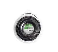 Ratioparts Fil de Nylon 2 mm en Aluminium Cut 116 m de Fil de Tondeuse 4 pans Noir