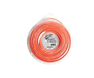 Ratioparts Fil de Nylon 3,3 mm Tornado Alu-Cut 37 m de Fil de Tondeuse Orange