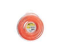 Ratioparts Fil de Nylon 3 mm Copolymer 60 m de Fil Rond pour Tondeuse Orange