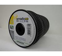 Ratioparts Fil de Nylon 3 mm Tornado Copolymer 240 m de Fil de Tondeuse Noir