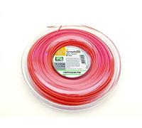 Ratioparts Fil de Tondeuse en Nylon Tornado en Aluminium de 70 m Orange