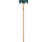 Ratissoire 4 dents + réglette Duopro - Manche bois 130 cm - Certifié PEFC