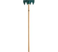 Ratissoire 4 dents + réglette Duopro - manche bois 130 cm PEFC 100%