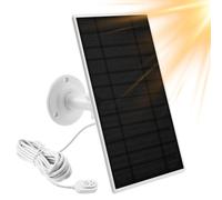 Ratpzou Panneau Solaire Chargeur | Chargeur Portable Charge Rapide | Panneau De Charge Solaire 10W pour Caméra Murale | pour Téléphones Moteur Camping-Car Électronique Extérieur Camping Pêche Jardin