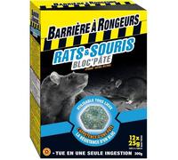 Rats & Souris Bloc-Pâte Appât Étui De 12 Blocs Solution Anti-Rongeurs Prête À L’Emploi