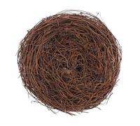 Rattan Bird Nest Decoration | Woven Rattan, 3.9in-5.9in Sizes | Artificial Nest, Handcrafted Easter Decor | Garden Home Wedding Christmas Party Ornament